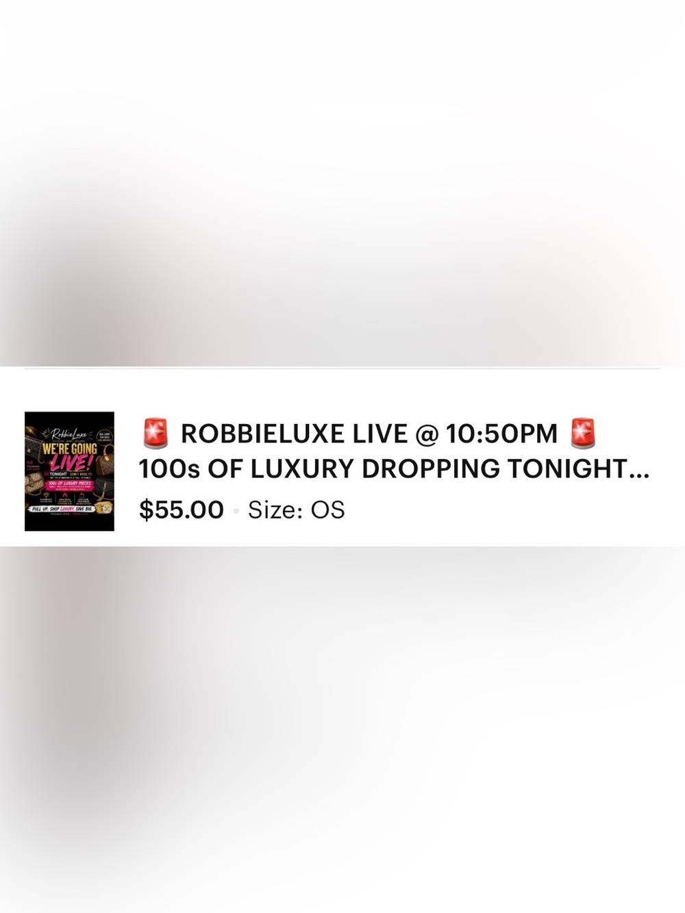 REPOSHING FLYER! 🚨 ROBBIELUXE LIVE Im so ready to RECYCLE! buy this bish 💪